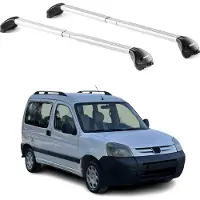 Aurilis Dachträger für Peugeot Partner mk1 2002-2008 FL 5 tür 100kg Alu Silber 2x ABE