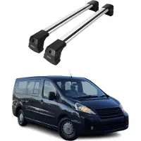 Omac 2522913 Dachreling Dachträger Aluminium 75 kg Max für FIAT Scudo (270, 272) Scudo Kastenwagen (270, 272)