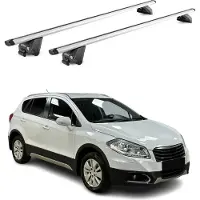 Aurilis Dachträger Grundtäger für Suzuki SX4 S-Cross mk2 2013-21 100kg Alu ABE Grau 2tlg