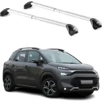 Aurilis Dachträger für Citroen C3 Aircross 2017-2025 5 tür 100kg Alu Silber 2x ABE