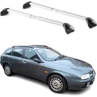 Omac Dachträger für Alfa Romeo 156 159 Kombi 2000-2013 5 tür 100kg Alu Silber 2x ABE