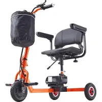 SucceBuy faltbarer 3-Rad-Mobilitätsroller für Senioren – tragbar und leistungsstark! Mit einer 48-V-Lithium-Ionen-Batterie mit einer Reichweite von 19 km ist er für jedes Gelände geeignet