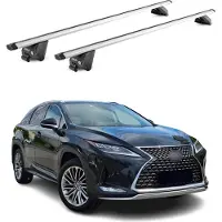 Omac Dachträger Grundtäger für Lexus RX 2016-2022 100kg Aluminium Silber 2tlg ABE