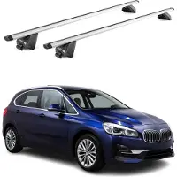 Aurilis Dachträger für BMW 2er Active Tourer F45 2014-2021 100kg Alu Silber 2x ABE