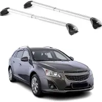 Aurilis Dachträger für Chevrolet Cruze Kombi 2012-2016 5 tür 100kg Alu Silber 2x ABE