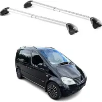 Aurilis Dachträger für Mercedes Vaneo W414 2002-2005 5 tür 100kg Alu Silber 2x ABE