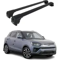 Omtec 6713916B Dachreling Dachträger Aluminium für SSANGYONG Tivoli SUV