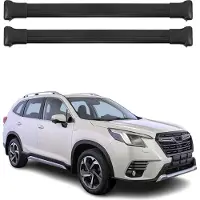 Omtec Dachträger Grundtäger für Subaru Forester mk5 2018-2025 75kg Alu Schwarz 2tlg