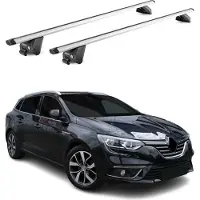 Aurilis Dachträger für Renault Megane IV Grandtour 2016-2025 Aluminium ABE 100kg Grau 2x