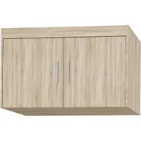 AX Living Schrankaufsatz Storicos 2T Eiche Sonoma 89,7x55x53 cm Modern