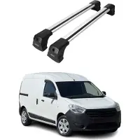 Omtec 2022913 Dachreling Dachträger Aluminium 75 kg Max für DACIA Dokker Kombi (KE) DOKKER Express