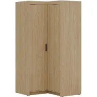 AX Living Schrank Modern Eckschrank Geölte Eiche Storicos 97,8 x190,5 x97,8cm