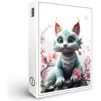 Raxxa Premium-Puzzle "Fafnir the Dragon Cat", 1000 Teile