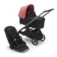 Bugaboo Dragonfly 2-in-1-Kinderwagen - Bezüge Midnight Black