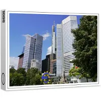 Raxxa Premium-Puzzle "Frankfurt am Main Wolkenkratzer Gallusanlage im Bankenviertel", 1000 Teile