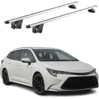 Aurilis Dachträger Grundtäger für Suzuki Swace 2020-2025 100kg Alu Silber 2 tlg ABE