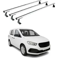 Omac Dachträger Grundtäger für Mercedes Citan W420 2021-2025 75kg Alu Silber 3 tlg