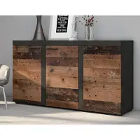 AX Living Sideboard Wohnzimmer Spacoro 3T - Modern in Matera/Old Style