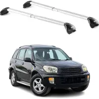 Aurilis Dachträger Grundtäger für Toyota RAV4 2000-2005 3-5 tür 100kg Alu Silber 2x ABE