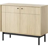 AX Living Kommode Kleine Cypressa K104 104 cm Modern in Eiche Linea