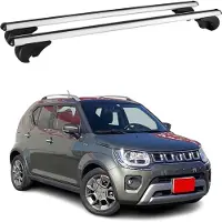 Omtec Dachträger Grundtäger für Suzuki Ignis mk2 Schrägheck 2016-2025 75kg Alu Grau 2x