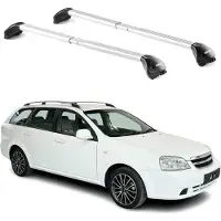 Aurilis Dachträger für Chevrolet Nubira Kombi 2003-2012 5 tür 100kg Alu Silber 2x ABE