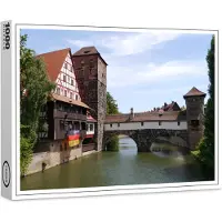 Raxxa Premium-Puzzle "Henkersteg in Nürnberg", 1000 Teile