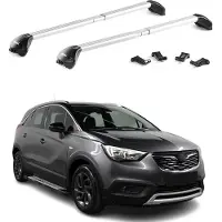 Aurilis Dachträger Relingträger für Opel Crossland X/Grandland X 2017-2025 Alu 2x ABE