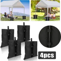 TolleTour 4 Pavillon Sandsäcke Verwendet Um Das Bein Gewicht von Pop Up Pavillons zu Erhöhen, Gartenzelte, Sonnenschirme, Trampolin
