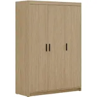 AX Living Storicos 3T 3 türig Kleiderschrank Geölte Eiche 133cm Breite, modern