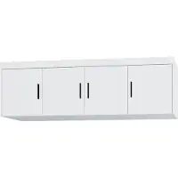 AX Living Groß Schrankaufsatz Weiß Storicos 4T 176,3 x 55,5 x 53 cm