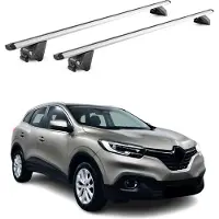Aurilis Dachträger Grundtäger für Renault Kadjar 2015-2022 100kg Alu Silber 2tlg ABE