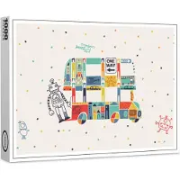Raxxa Premium-Puzzle "Viaja en mi Bus intergaláctico", 1000 Teile