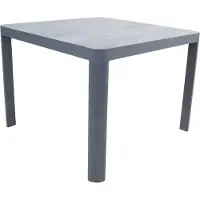 In And OutdoorMatch Tisch - 100x100x74 cm - Aluminium - Keramiklatten