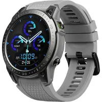 Douself Zeblaze Ares 3 Pro Smartwatch, Sportarmband, Fitness-Tracker, 1,43-Zoll-AMOLED-Touchscreen, Bluetooth 5.2, mit Gesundheits- und Sportfunktionen, Grau