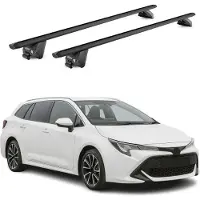 Aurilis Dachträger für Toyota Corolla Kombi 2019-2025 100kg Alu Schwarz 2x ABE