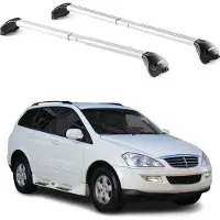 Aurilis Dachträger Grundtäger für Ssangyong Kyron 2005-2014 5 tür 100kg Alu Grau 2x ABE