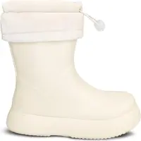 Permani Kinder Isoliert Gummistiefel Jungen Mädchen Gefüttert Gartenschuhe Molli Beige Gr.31