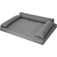 Stanis³aw Jurga Hundebett, Haustiermatratze, Katzenbett, Hundekissen, Hundekorb, Hundesofa, Liegeplatz für Hund, Orthopädische, Möbel, Anthrazite, 78x54 cm