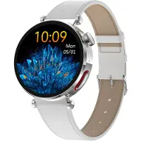 Douself 1,27" Smartwatch Damen, mit Telefonfunktion Fitness Tracker Uhr IP68 Sport-Gesundheitsüberwachung BT5.2 S0S-Notruffunktion, Deutsch Tschechisch