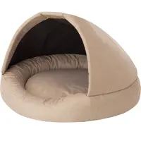Stanis³aw Jurga Haustierhaus & Hundebett „Ramzes“ – 2 in 1 wetterfest & bequem - 100x100x52 cm - | Hundehütte, Hundekorb, Hundeliege, Schlafplätze | PillowPrim