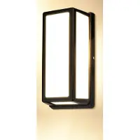 Rosikey Led Wandleuchte Schwarz Innen Außen, Moderne Aluminium Wandlampe, IP65 Wasserdicht Außenlampen Wandbeleuchtung Für Wohnzimmer Schlafzimmer Flur, 38CM