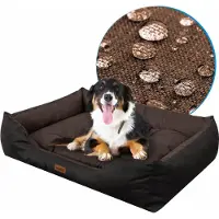 Stanislaw Jurga Hundebett „Puffy“ – Wasserabweisend & Herausnehmbares Kissen – 85x65 cm – Robustes Oxford-Gewebe | PillowPrim