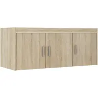 AX Living Schrankaufsatz Storicos 3T Eiche Sonoma 133 x 55,5 x 53 cm