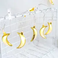 Rosikey 1.5M Ramadan Dekorationen Lichterketten Islam Eid Mubarak Deko Lichterkette Batteriebetrieben Party Geschenke