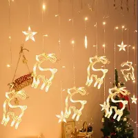 Rosikey 3M Fenster Lichterkette Batteriebetrieben, Warmweiß Led Lichterketten Innen Garten Party Balkon Weihnachten Deko Weihnachtsdekoration