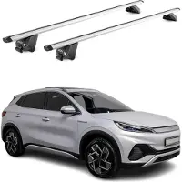 Aurilis Dachträger Grundtäger für BYD Atto 3 2022-2025 100kg Aluminium Silber 2tlg ABE