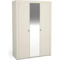 Minio , Kleiderschrank "ASSO 2", Drehtüreschrank, mit Spiegel, 137 cm, Kashmire Farbe