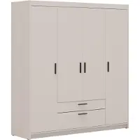 AX Living Schubladenschrank Garderobe Beige Schrank Storicos 4T 176,3cm