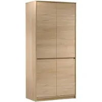 AX Living Schlafzimmer Schrank Mormanno S4T – 91 cm, Eiche Cremona